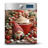 Świąteczna Mata Magnetyczna na Zmywarkę  | Zimowa Dekoracja do Kuchni 82348 - miniaturka 1