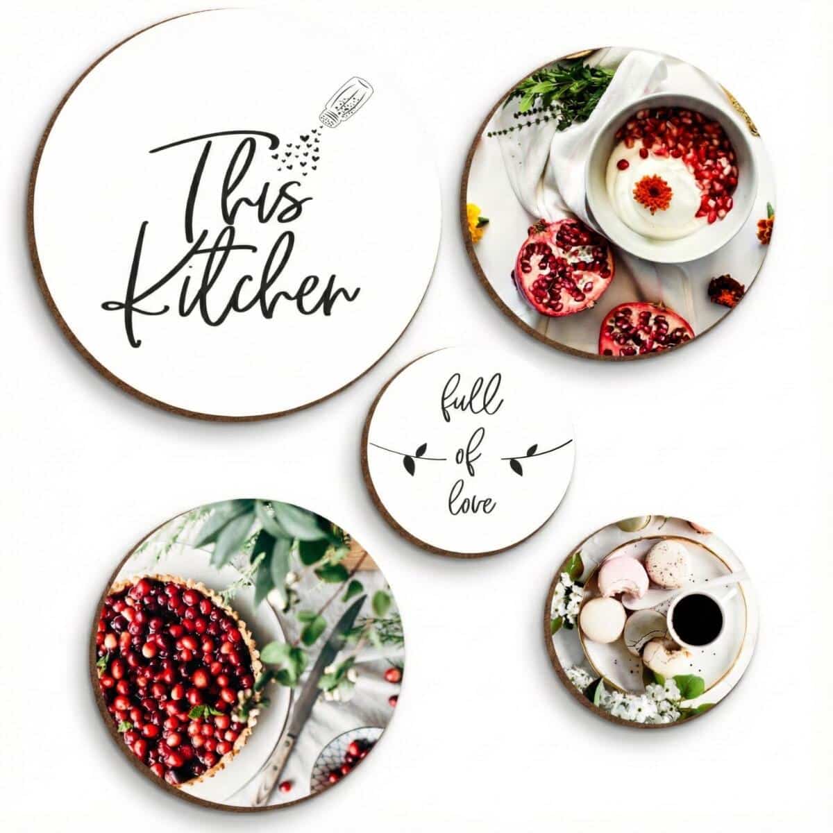 Obrazy Koła z motywem kulinarnym- Kawa i Desery | Dekoracja do Kuchni i jadalni 68247