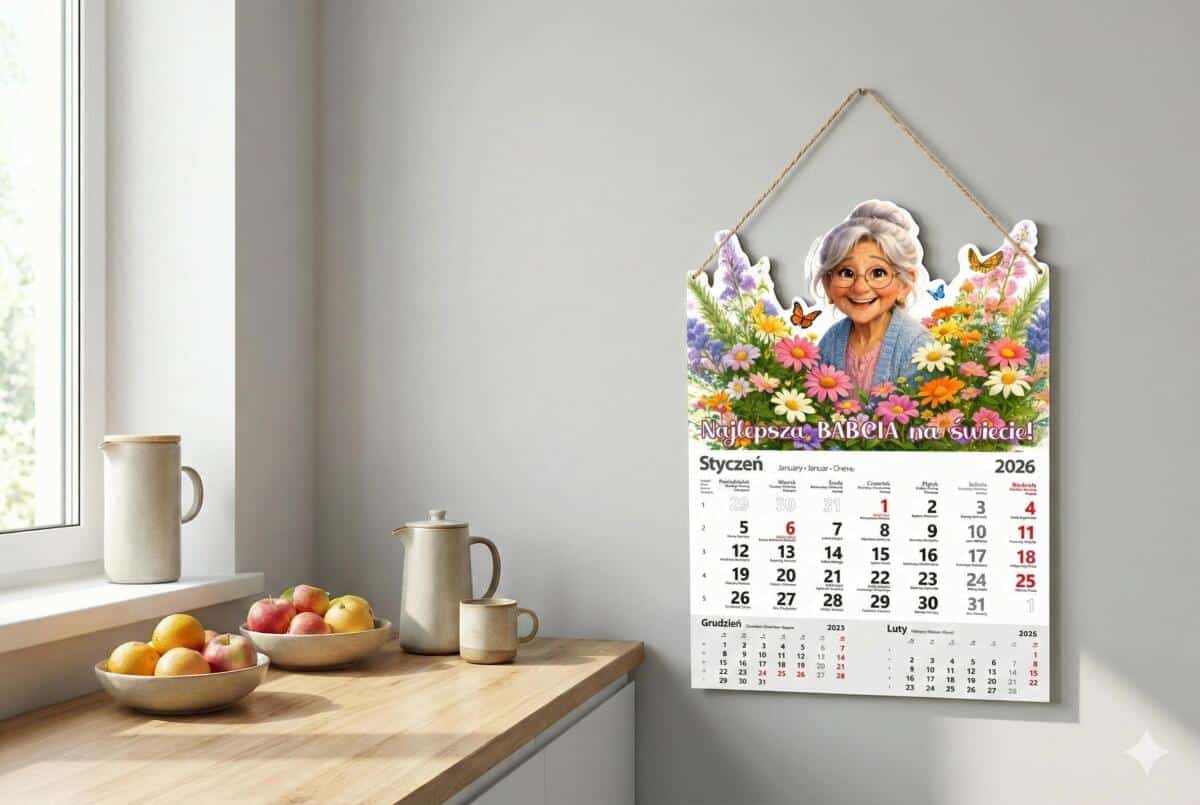 Kalendarz wiszący 2026- Prezent na Dzień Babci 69118 - zdjęcie 3