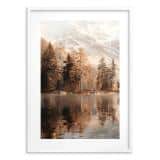 Jesienny Krajobraz– Góry, Jezioro, Las | Plakat na ścianę z górskim pejzażem 61770 - miniaturka 7