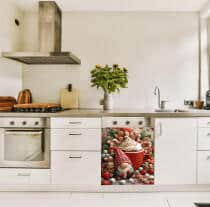 Świąteczna Mata Magnetyczna na Zmywarkę  | Zimowa Dekoracja do Kuchni 82348 - miniaturka 3