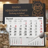 Personalizowany, grawerowany kalendarz dla babci z imionami wnuków - prezent na Dzień Babci, urodziny, święta 81016 - miniaturka 2