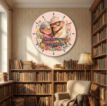 Dekoracyjny Zegar ścienny – Kochanym Dziadkom | Prezent na Dzień Babci i Dziadka 82350 - miniaturka 3