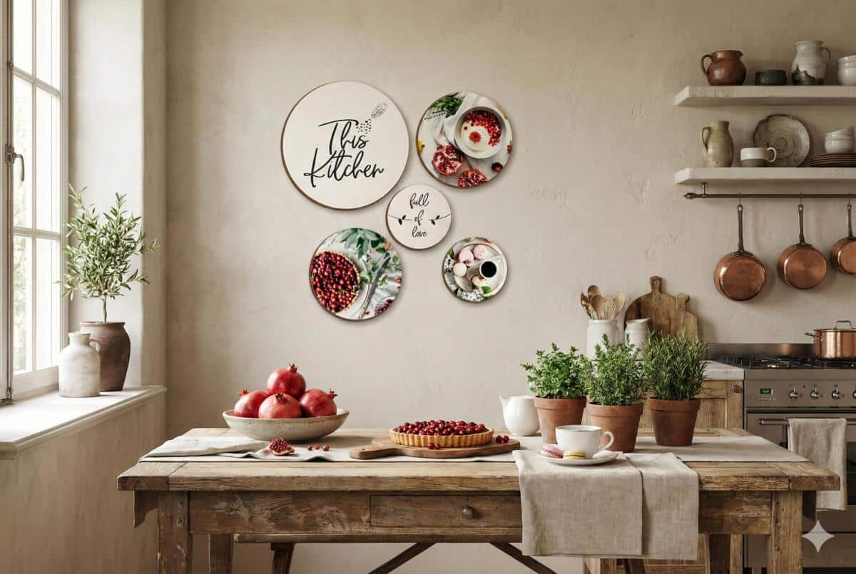 Obrazy Koła z motywem kulinarnym- Kawa i Desery | Dekoracja do Kuchni i jadalni 68247 - zdjęcie 7