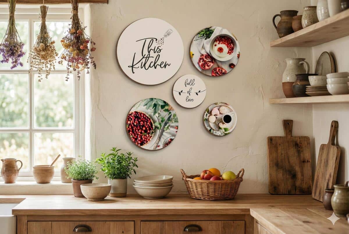 Obrazy Koła z motywem kulinarnym- Kawa i Desery | Dekoracja do Kuchni i jadalni 68247 - zdjęcie 8