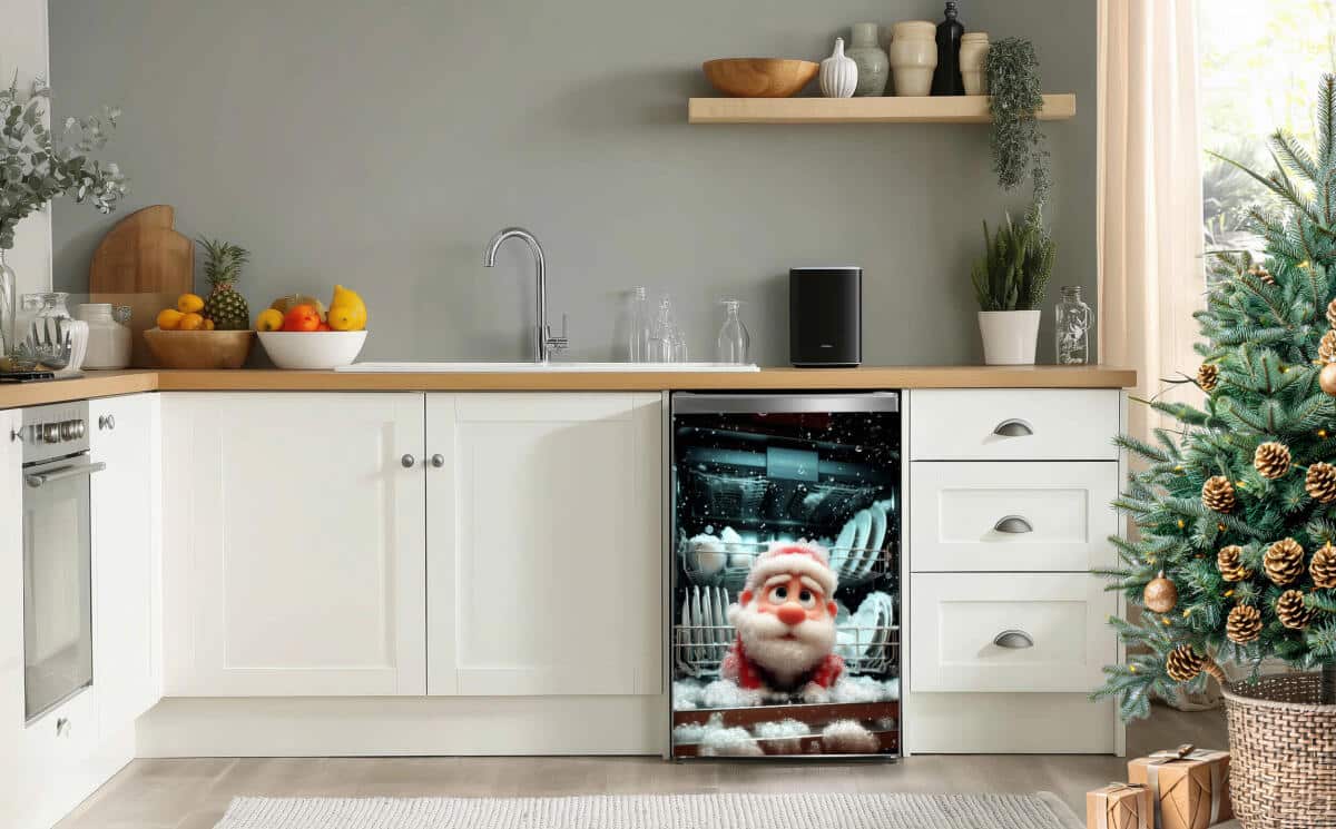 Świąteczna Mata na Zmywarkę – Zabawny Mikołaj w Pianie 82347 - zdjęcie 2