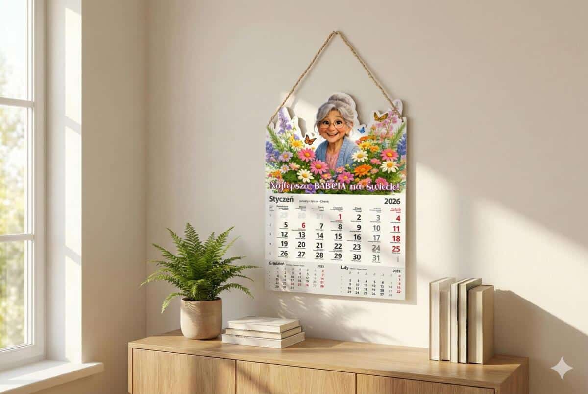 Kalendarz wiszący 2026- Prezent na Dzień Babci 69118 - zdjęcie 4