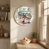 Zegar na ścianę na Dzień Babci i Dziadka | Prezent dla dziadków 82351 - miniaturka 3