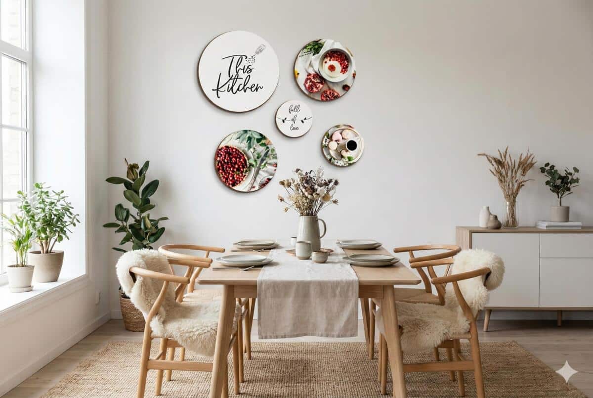 Obrazy Koła z motywem kulinarnym- Kawa i Desery | Dekoracja do Kuchni i jadalni 68247 - zdjęcie 4