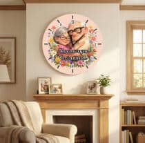 Dekoracyjny Zegar ścienny – Kochanym Dziadkom | Prezent na Dzień Babci i Dziadka 82350 - miniaturka 2