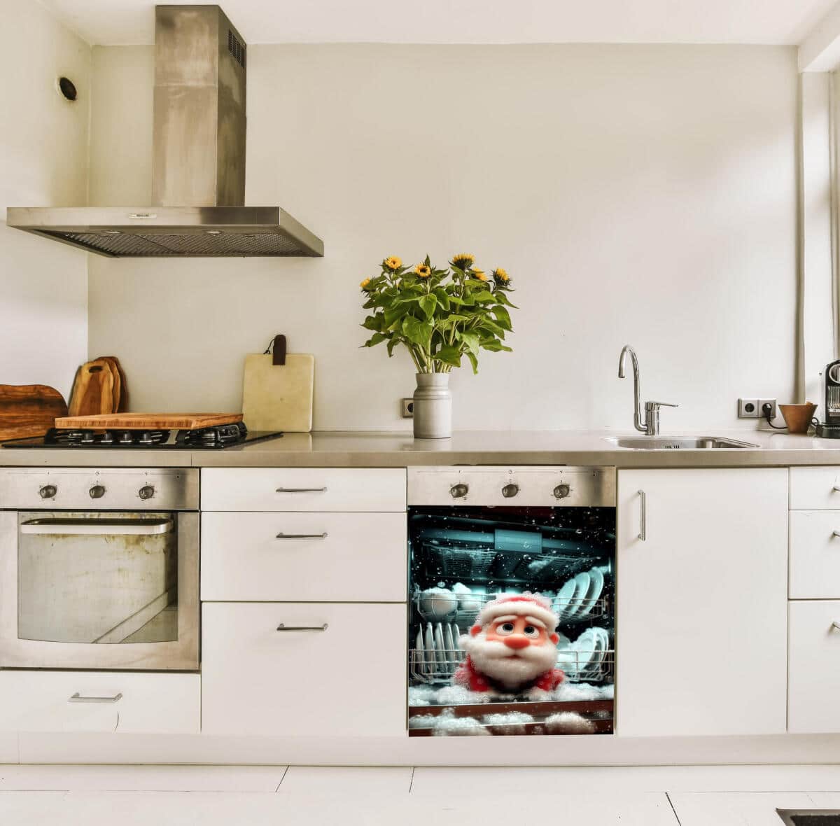 Świąteczna Mata na Zmywarkę – Zabawny Mikołaj w Pianie 82347 - zdjęcie 3