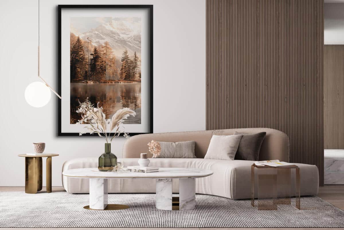 Duży Plakat- Jesienny Krajobraz | Obraz na ścianę z górskim pejzażem 70x100cm 61770 - zdjęcie 5