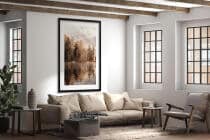 Duży Plakat- Jesienny Krajobraz | Obraz na ścianę z górskim pejzażem 70x100cm 61770 - miniaturka 2