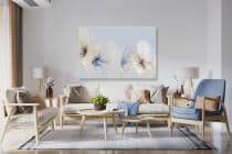 Elegancki Obraz na Ścianę- Subtelne Pastelowe Kwiaty 68223 - miniaturka 4