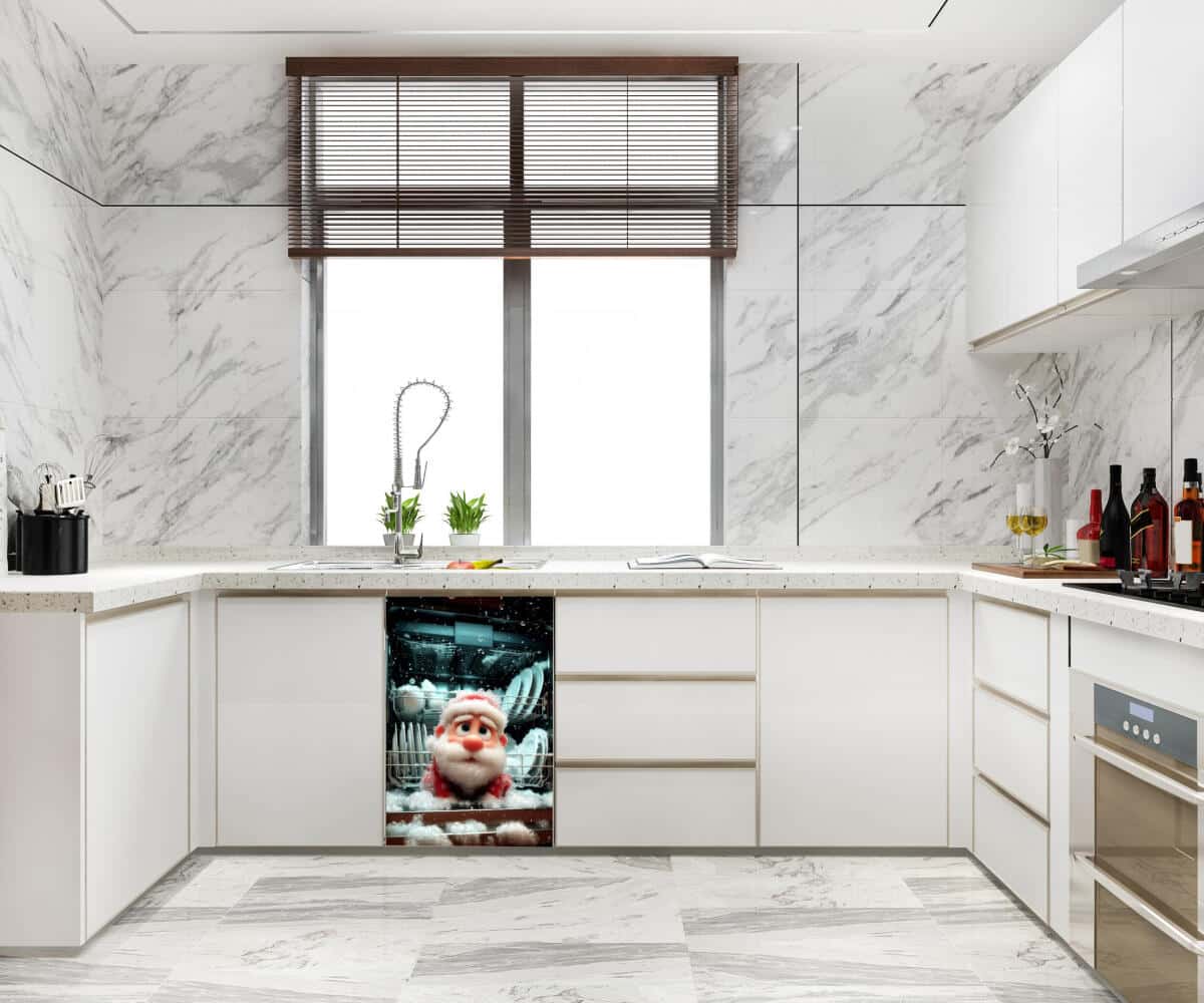 Świąteczna Mata na Zmywarkę – Zabawny Mikołaj w Pianie 82347 - zdjęcie 4