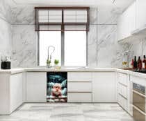 Świąteczna Mata na Zmywarkę – Zabawny Mikołaj w Pianie 82347 - miniaturka 4