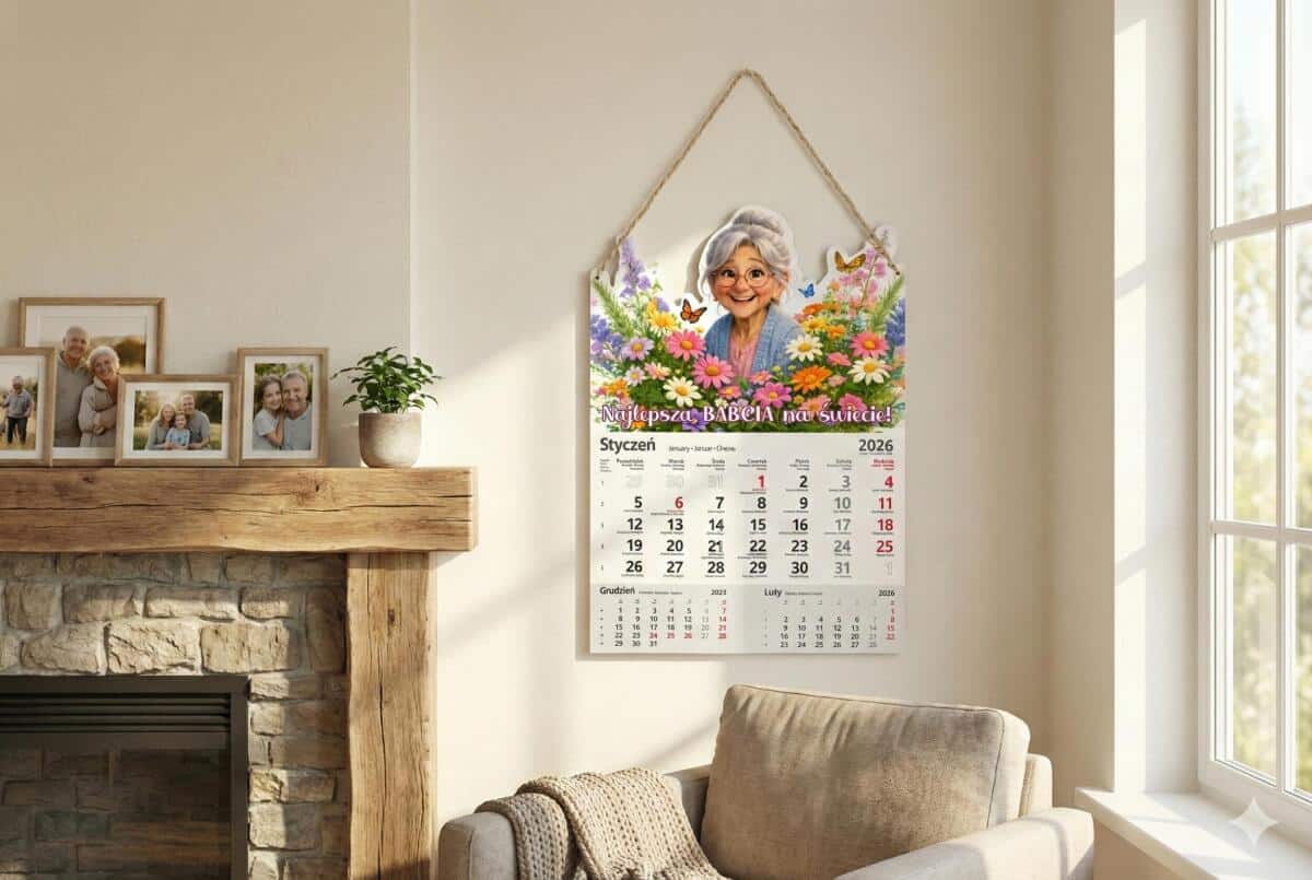 Kalendarz wiszący 2026- Prezent na Dzień Babci 69118 - zdjęcie 2