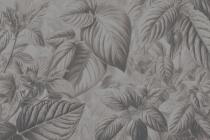 Dekoracyjna fototapeta do salonu i biura– subtelne liście w szarości i beżu 64254 - miniaturka 5