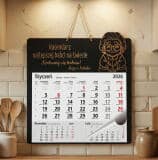 Personalizowany, grawerowany kalendarz dla babci z imionami wnuków - prezent na Dzień Babci, urodziny, święta 81016 - miniaturka 3