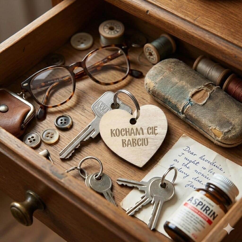 Drewniane breloki z dedykacją prezent na Dzień Babci 42763 - zdjęcie 2