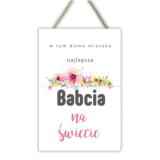 Tabliczka  drewniana prezent na Dzień Babci 10199 - miniaturka 1