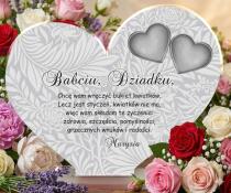 Statuetka serce PREZENT DZIEŃ BABCI, DZIEŃ DZIADKA 77774 - miniaturka 2