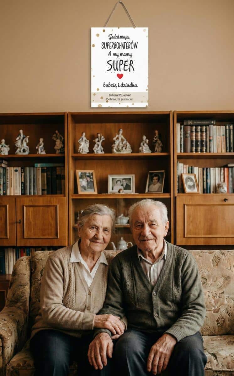 Tabliczka Babcia i Dziadek superbohaterowie 24678 - zdjęcie 4