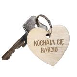 Drewniane breloki z dedykacją prezent na Dzień Babci 42763 - miniaturka 1