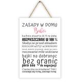 Tabliczka drewniana tabliczka z sentencją ozdobna prezent na Dzień Babci 60036 - miniaturka 1