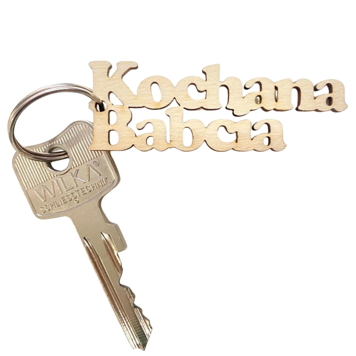 Drewniane breloki z dedykacją prezent na Dzień Babci 42778