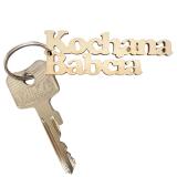 Drewniane breloki z dedykacją prezent na Dzień Babci 42778 - miniaturka 1