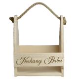 Drewniana Skrzyneczka na Kwiaty- Kochanej Babci | Dzień Babci 02 - miniaturka 4