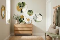 Zestaw Okrągłych Obrazów- Abstrakcja i Natura w stylu Japandi 43122 - miniaturka 3