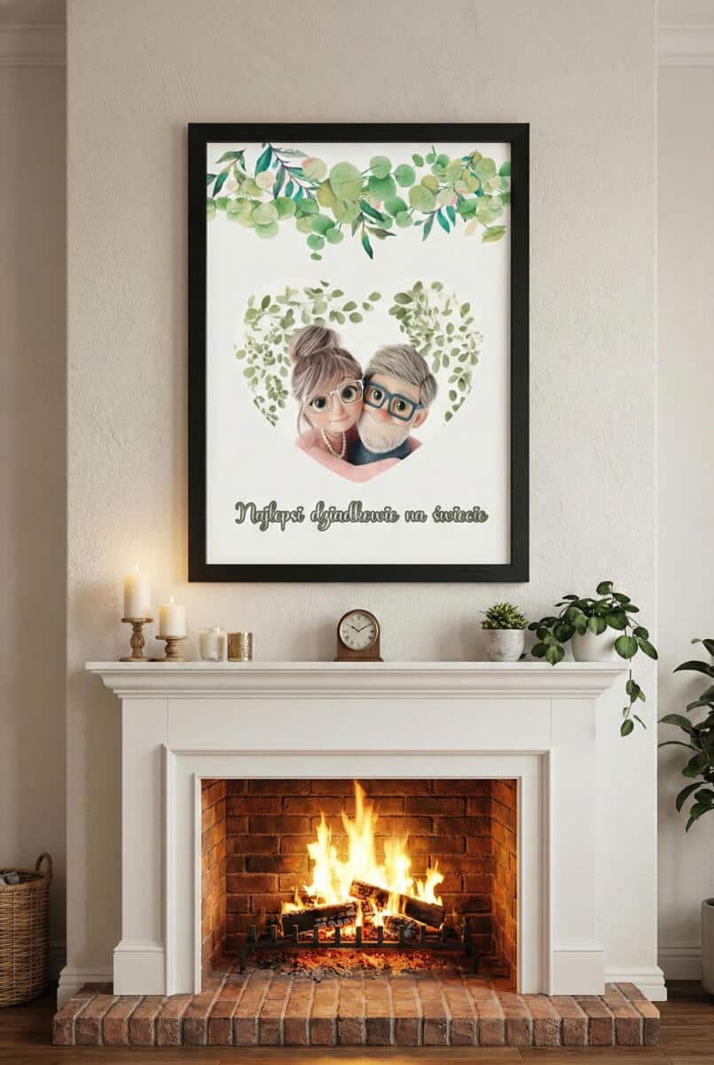 Plakat dla Babci i Dziadka- Najlepsi dziadkowie na świecie 82358 - zdjęcie 3