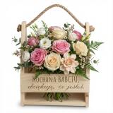 Skrzynka na Kwiaty, Kosz Prezentowy dla Babci- Kochana Babciu | Dzień Babci 01 - miniaturka 5