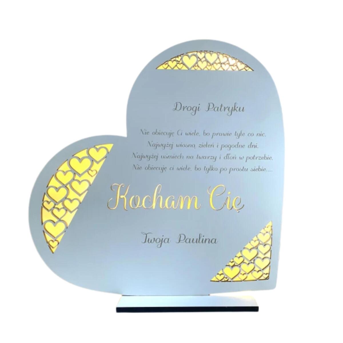 Lampka serce - prezent na  Walentynki 69107