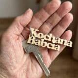 Drewniane breloki z dedykacją prezent na Dzień Babci 42778 - miniaturka 2