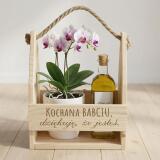 Skrzynka na Kwiaty, Kosz Prezentowy dla Babci- Kochana Babciu | Dzień Babci 01 - miniaturka 3