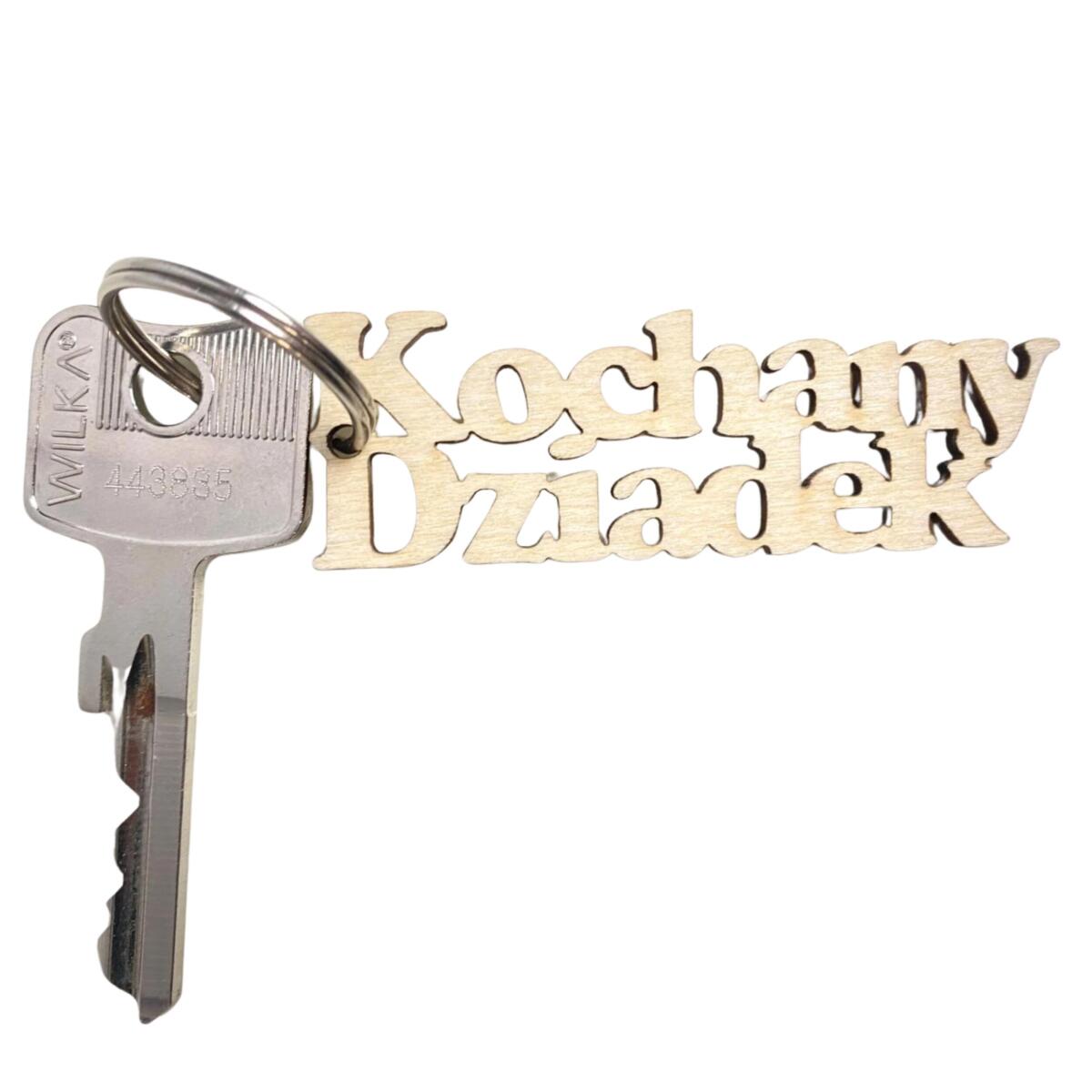 Drewniane breloki z dedykacją prezent na Dzień dziadka 42777