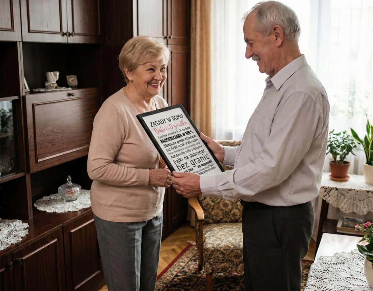 Plakat w czarnej ramce Dzień Babci i Dziadka 61246 - zdjęcie 2