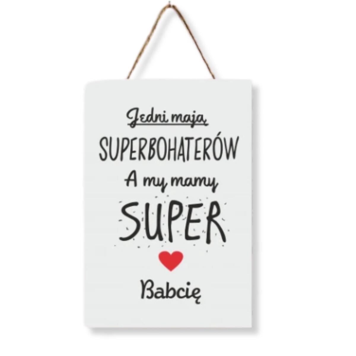 Tabliczka drewniania na dzień babci 30070