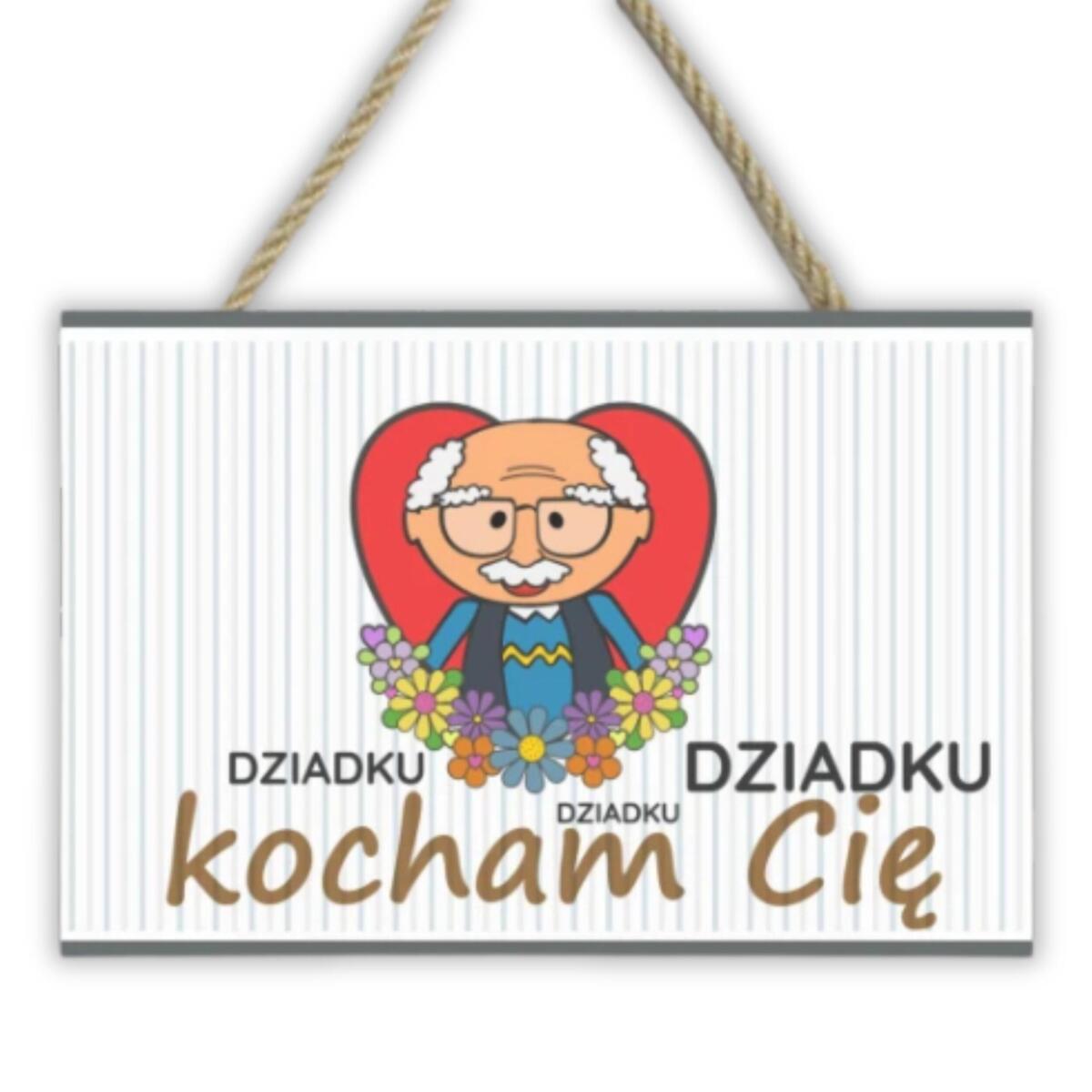 Zawieszka drewniana prezent na Dzień Babci 10193