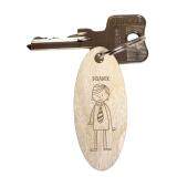 Drewniane breloki z dedykacją prezent na Dzień dziadka 42782 - miniaturka 1