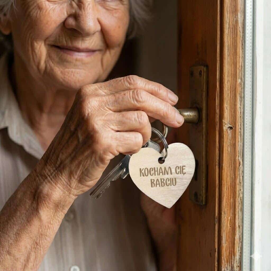 Drewniane breloki z dedykacją prezent na Dzień Babci 42763 - zdjęcie 3
