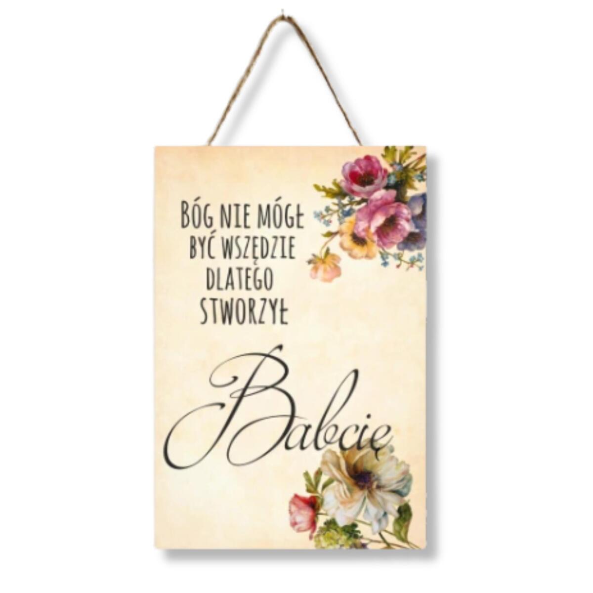 Tabliczka drewniana na dzień babci 30063