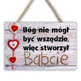 Zawieszka drewniana prezent na Dzień Babci 10190 - miniaturka 1