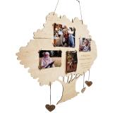 Drzewo miłości - drewniana ramka na zdjęcia dla babci i dziadka z imionami wnuków 26000 - miniaturka 2