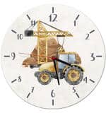 Zegar na ścianę do pokoju chłopca- Plac Budowy 25532 - miniaturka 1