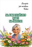 Ozdobna Tabliczka drewniana dla Najukochańszej Babci | Prezent na Dzień Babci 82357 - miniaturka 1