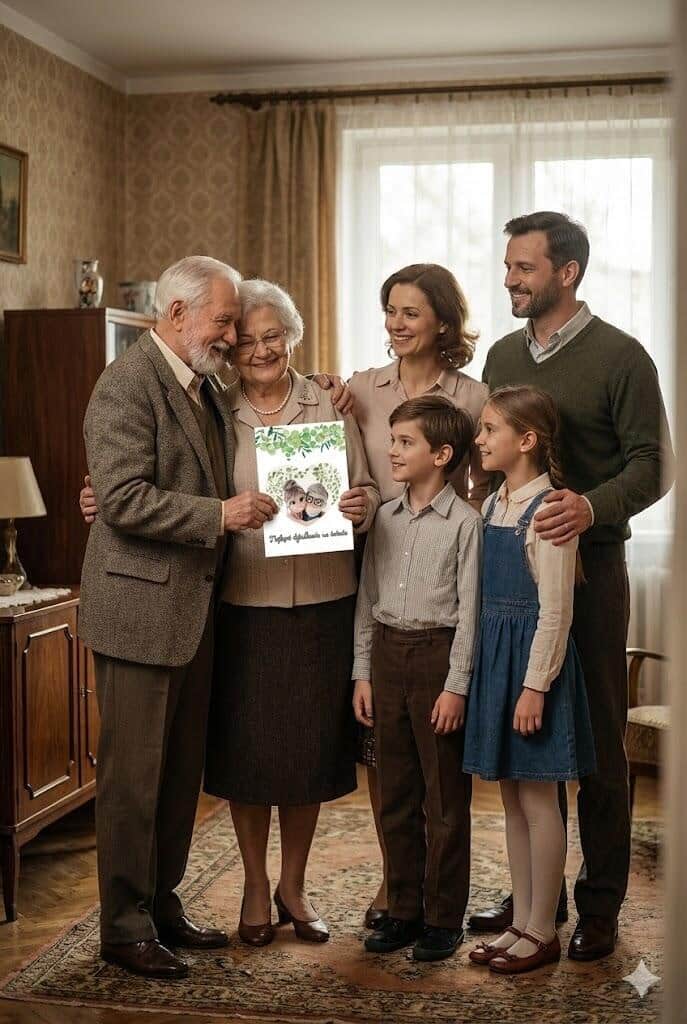 Dekoracyjna tabliczka z napisem Najlepsi dziadkowie na świecie | Prezent dla babci i dziadka 82354 - zdjęcie 6